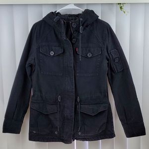 Hooded Military Jacket